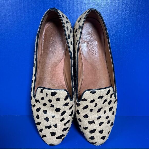 Madewell Womens Teddy Cheetah Print Calf Hair Flats 7.5 - Picture 8 of 12